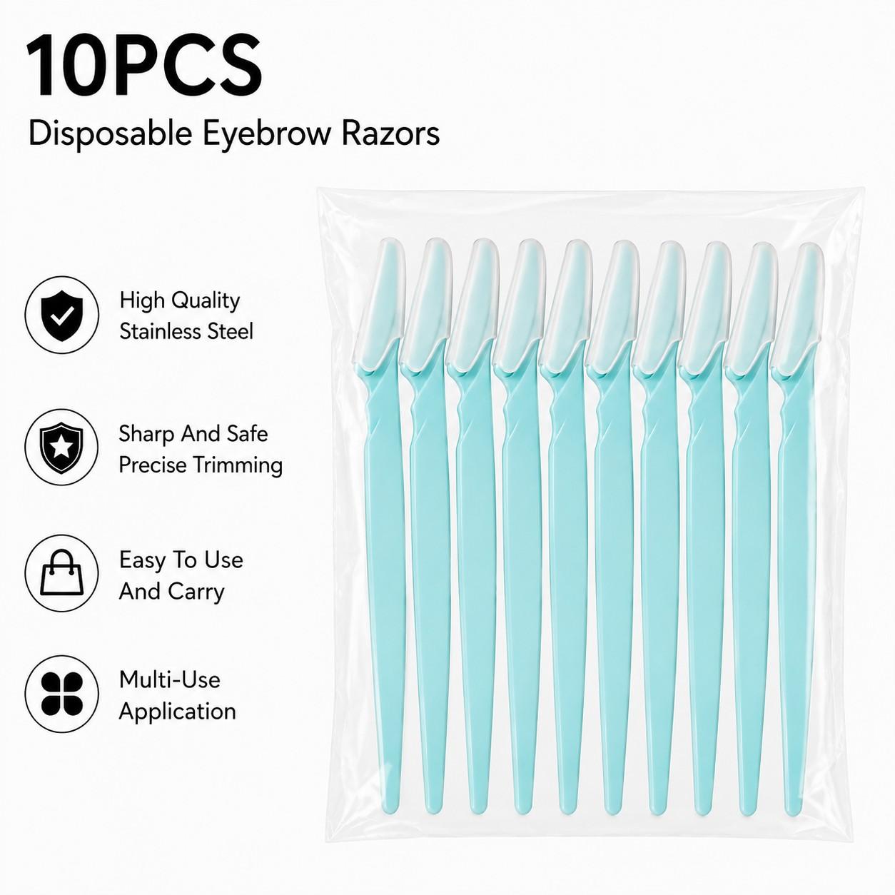 Safety Razor Handle - Straight Handle Brow Shaper Safety Razor,