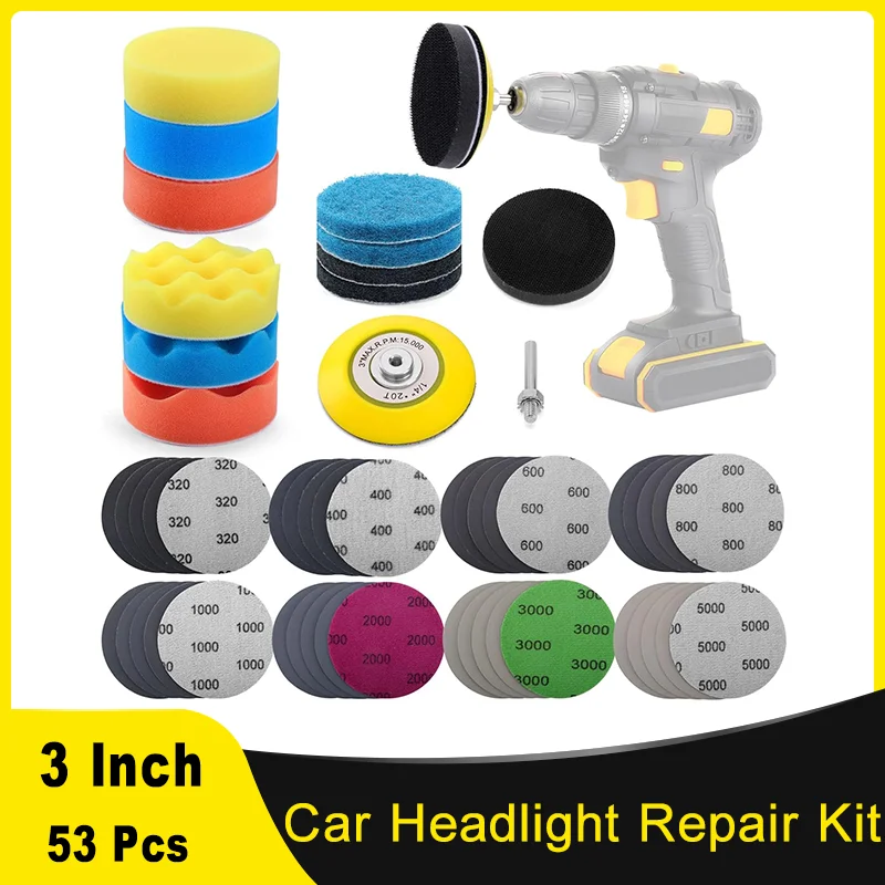 Beeswax Wrap - 3 Inch Car Headlight Repair Kit