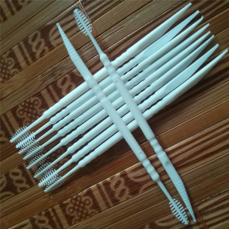 Bamboo Toothbrush - 300 Pcs/bag Double-end Tooth Stick Superfine