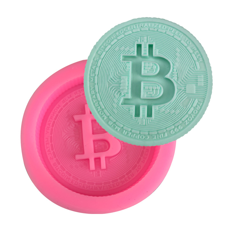 Eco Soap - 1/3Pcs Currency Logo Soap Silicone Cake