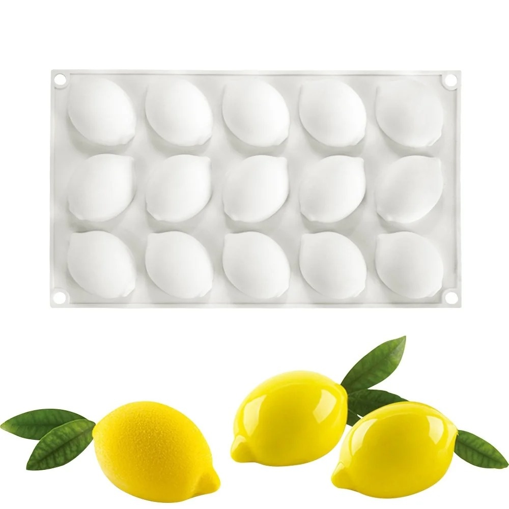 Eco Soap - 15 Cavity Lemon Food Silicone Mold