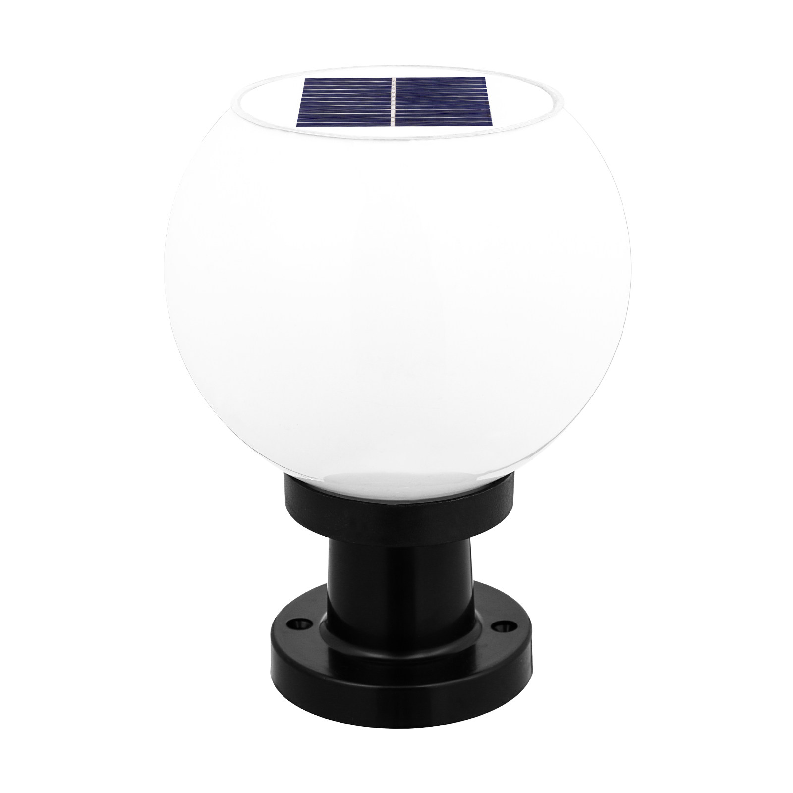 Solar Garden Light - 1 Solar Powered Round LED Wall