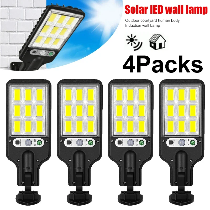 Solar Garden Light - Powerful LED Solar Outdoor Courtyard Wall