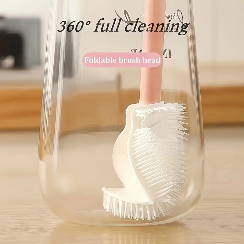 Reusable Bottle - Foldable 360 Degree Comprehensive Cleaning Silicone
