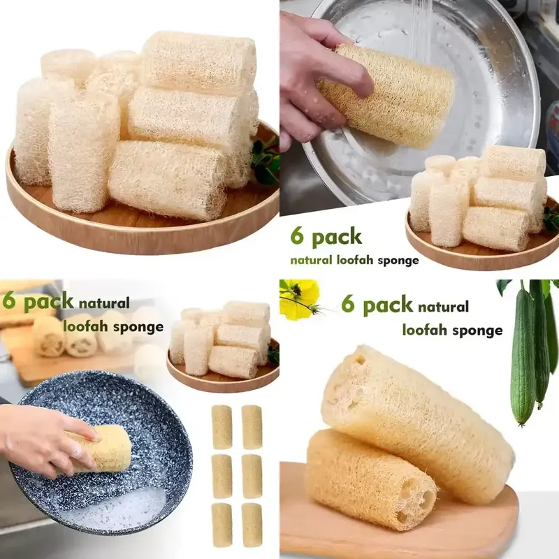 Eco Sponge - 2026 Latest Natural Loofah Luffa Sponge