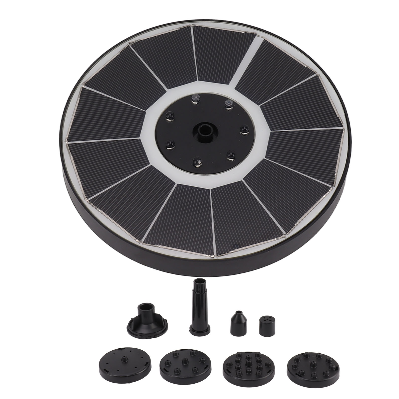 Solar Garden Light - Solar Fountain Light with 8 Nozzles