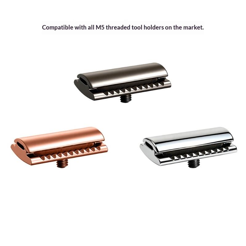 Safety Razor Handle - Matte Black Single Blade Manual Safety