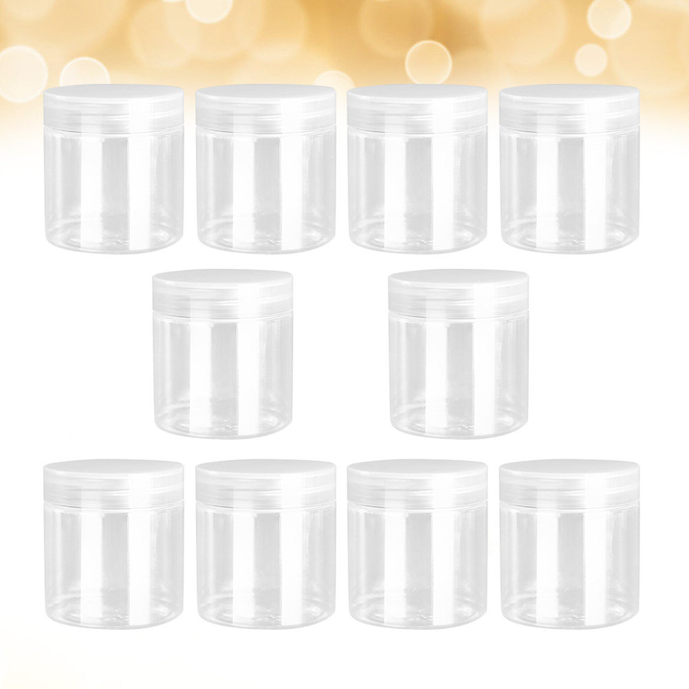 10Pcs 100Ml Transparent Round  - Reusable Bottle 评论和价格