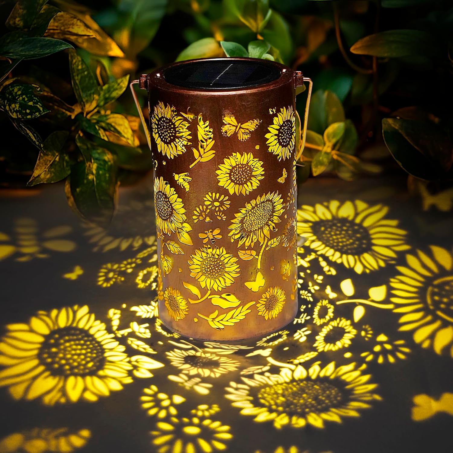 Sunflower Light and Shadow Lig - Solar Garden Light 评论和价格