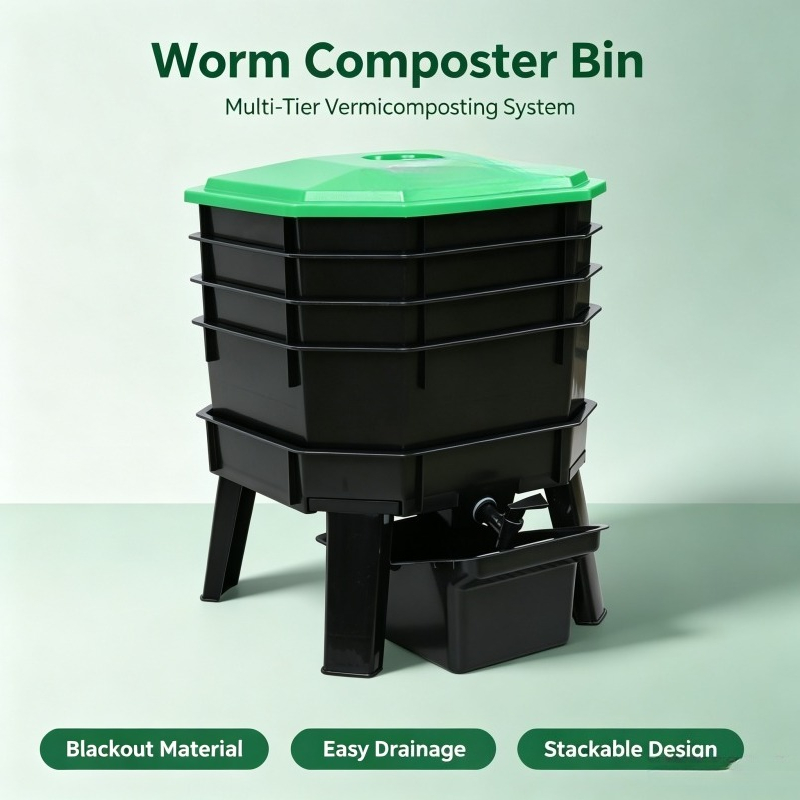 Worm Composter Bin for Kitchen - Compost Bin 评论和价格