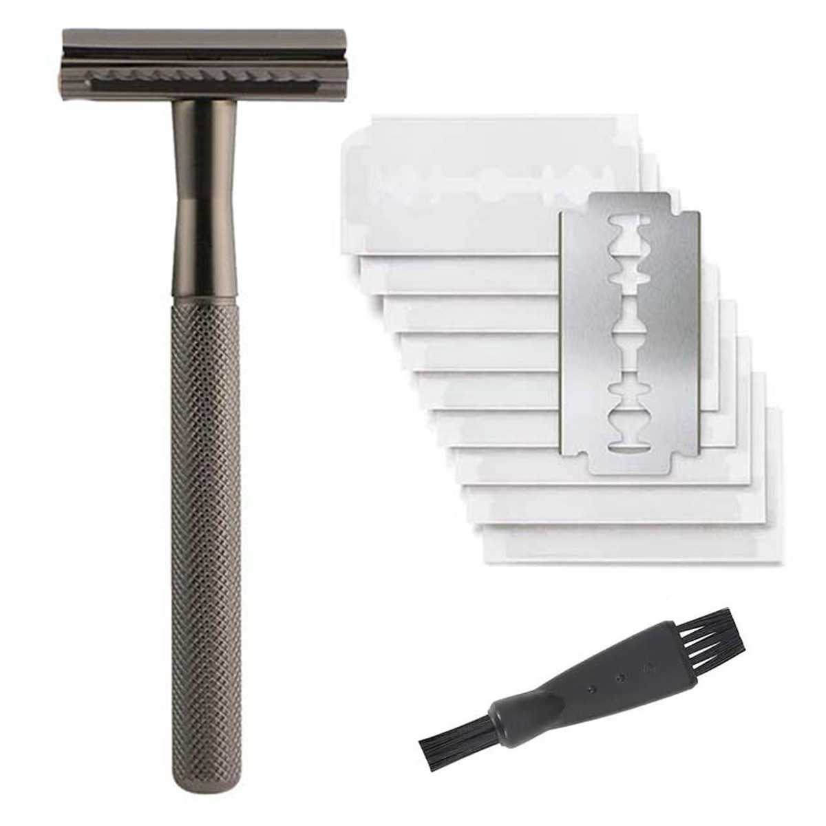 Black Weighted Handle Safety R - Safety Razor Handle 评论和价格