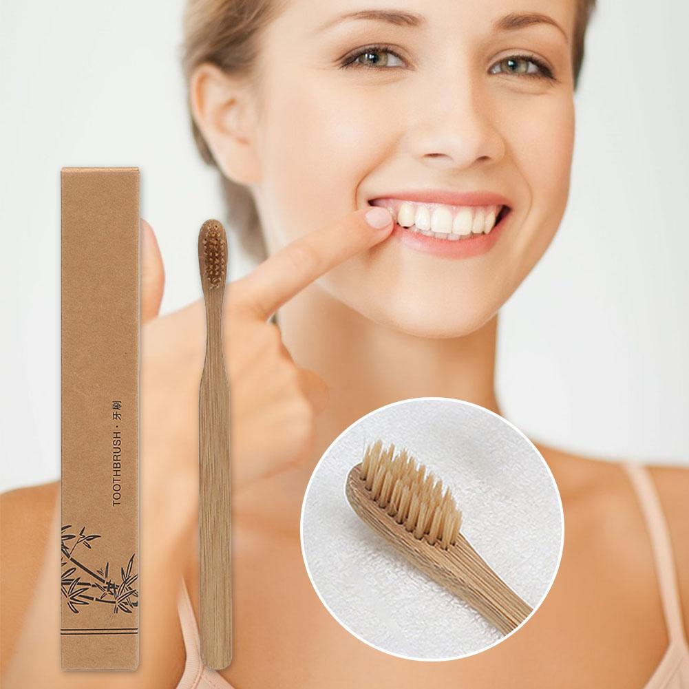 1/5/10Pcs Toothbrush Adult Bam - Bamboo Toothbrush 评论和价格