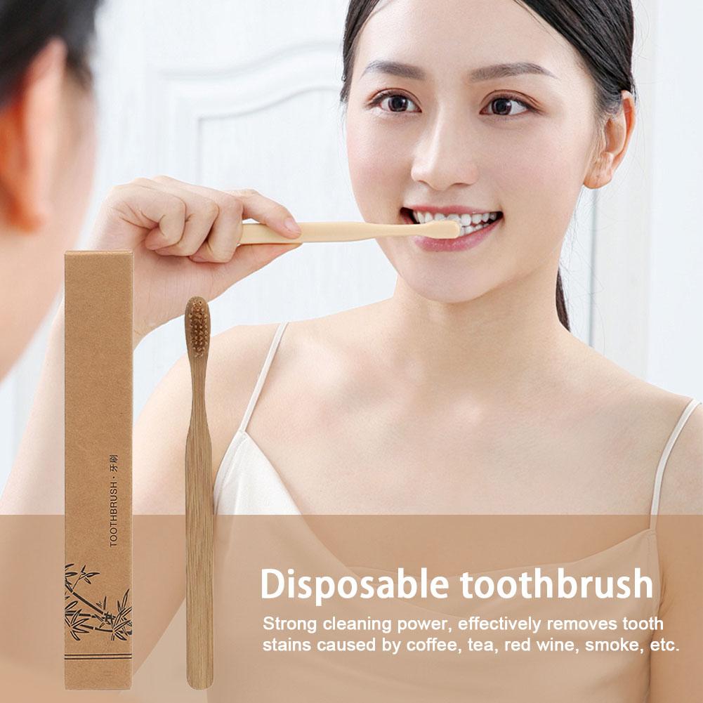 1/5/10Pcs Toothbrush Adult Bam - Bamboo Toothbrush 评论和价格