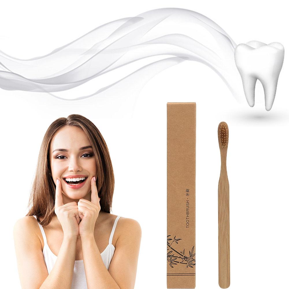 1/5/10Pcs Toothbrush Adult Bam - Bamboo Toothbrush 评论和价格