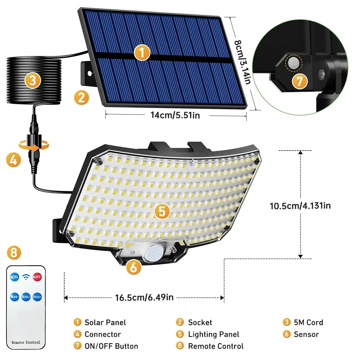 234LED Solar Outdoor Lights Mo - Solar Garden Light 评论和价格