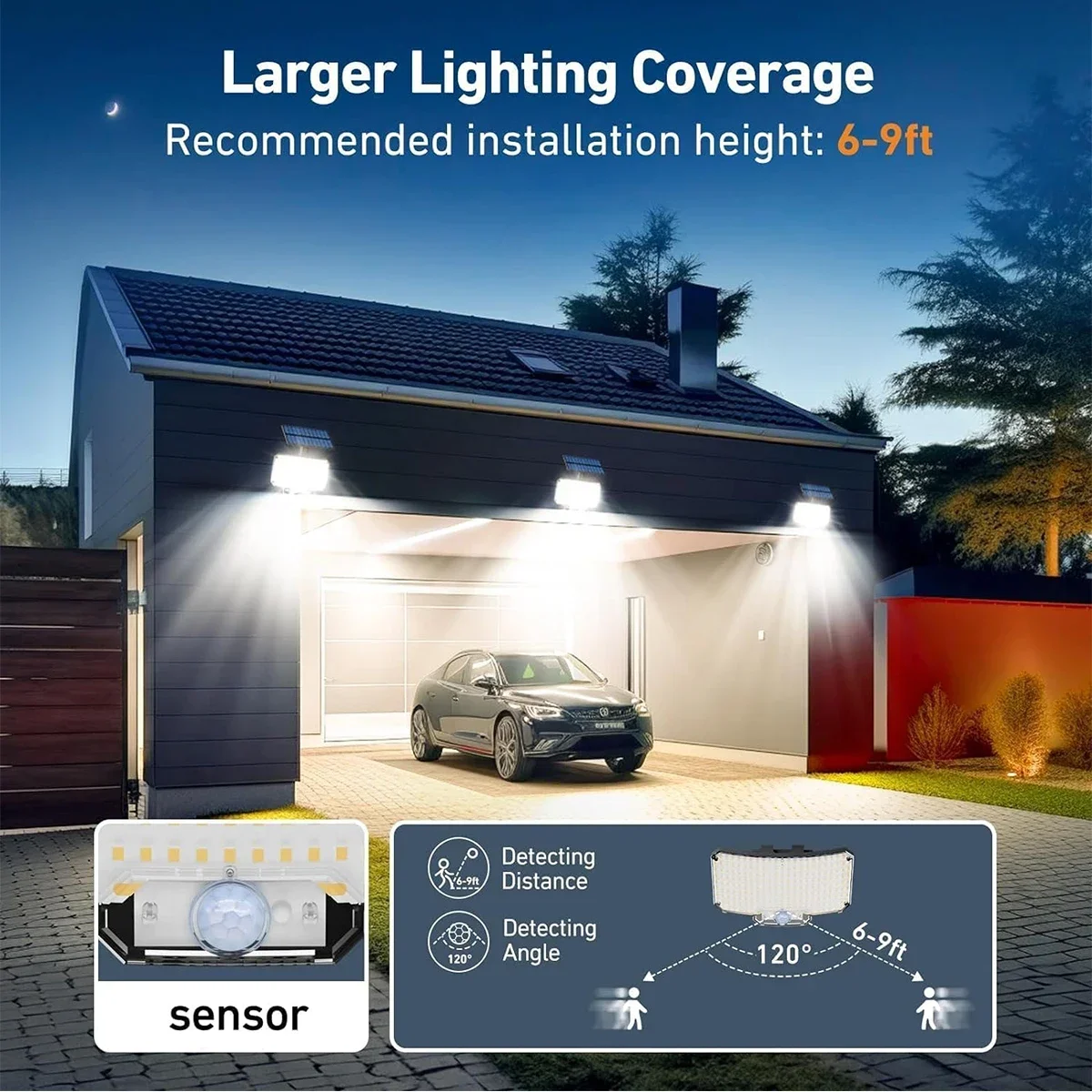 234LED Solar Outdoor Lights Mo - Solar Garden Light 评论和价格