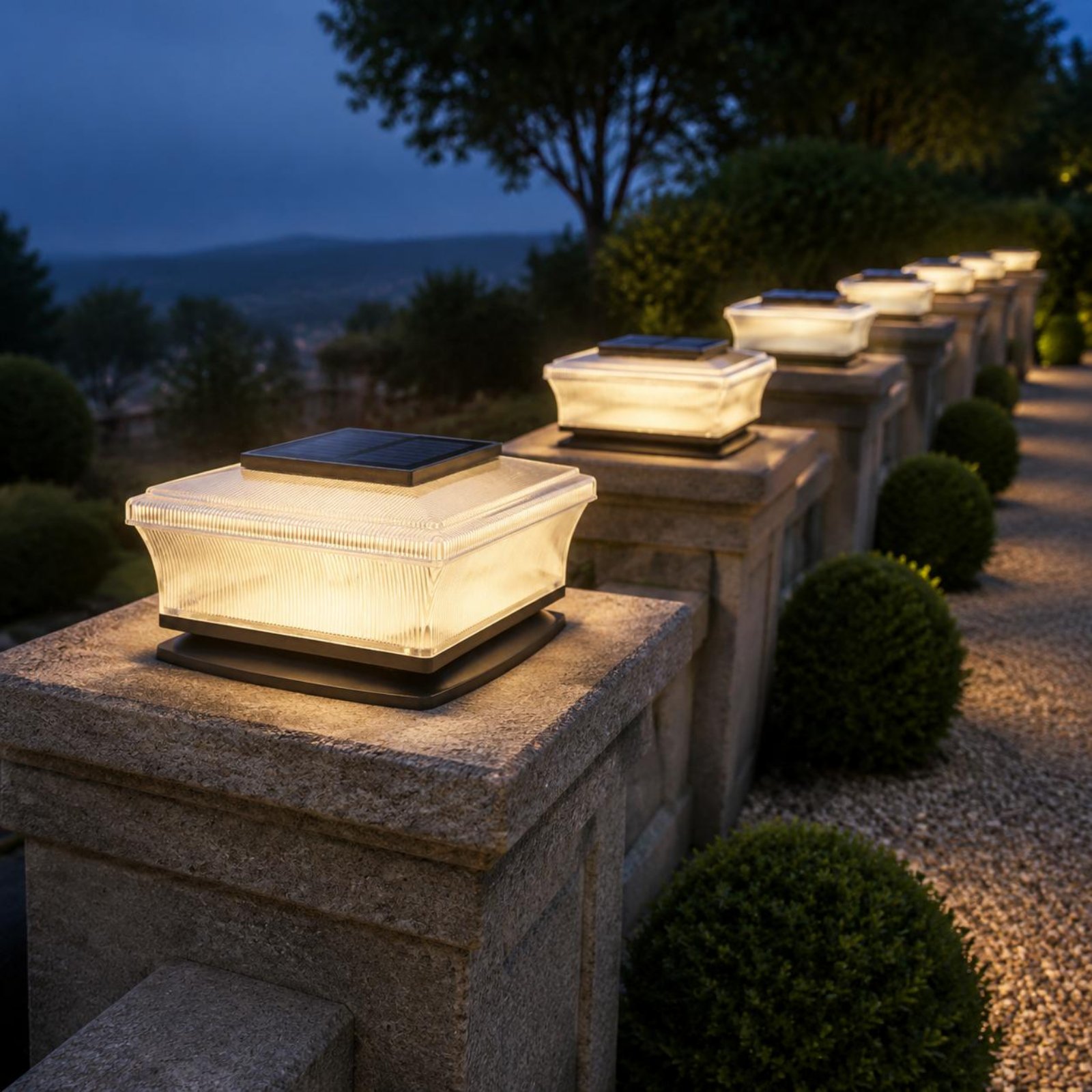 Solar Post Cap Light Wireless  - Solar Garden Light 评论和价格