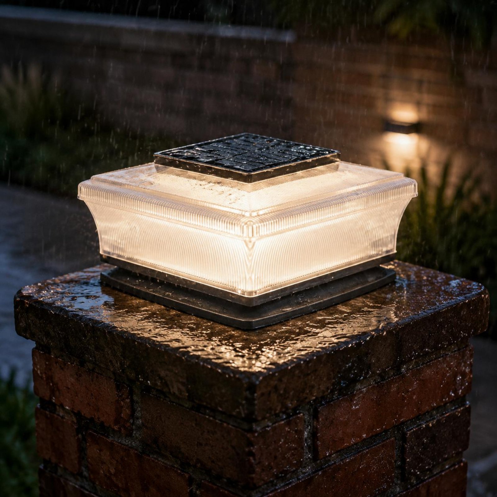Solar Post Cap Light Wireless  - Solar Garden Light 评论和价格