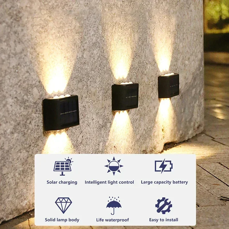 COB Solar Wall Lamp Outdoor Wa - Solar Garden Light 评论和价格