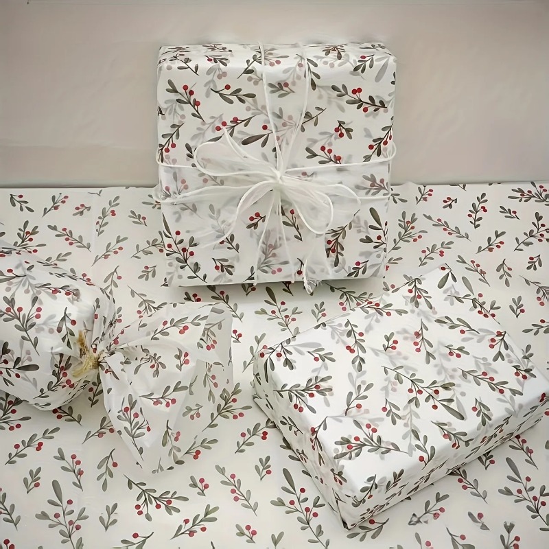 30pcs/10pcs Holly, Berry Thin  - Beeswax Wrap 评论和价格