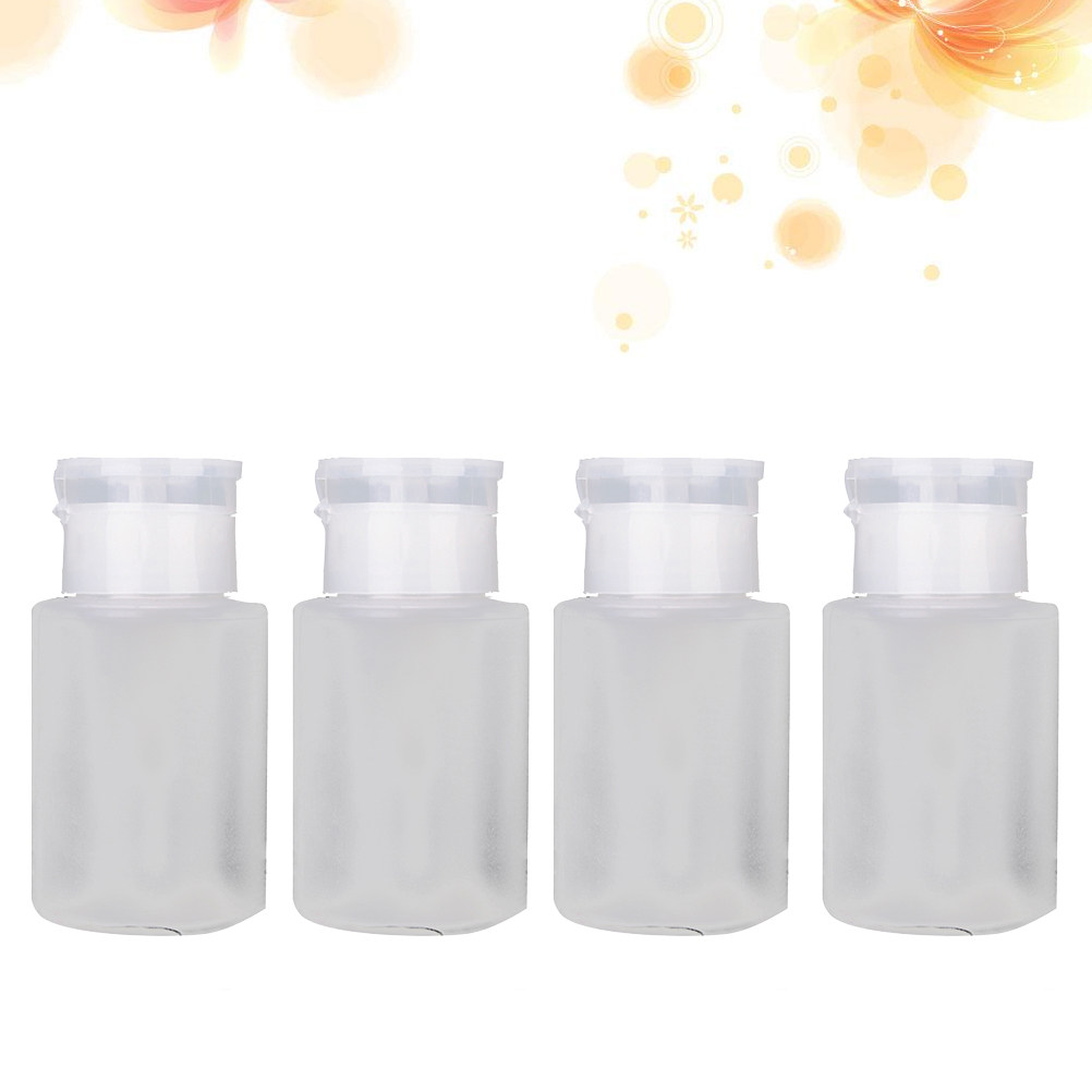 4Pcs Press Pump Bottle Nail Po - Reusable Bottle 评论和价格