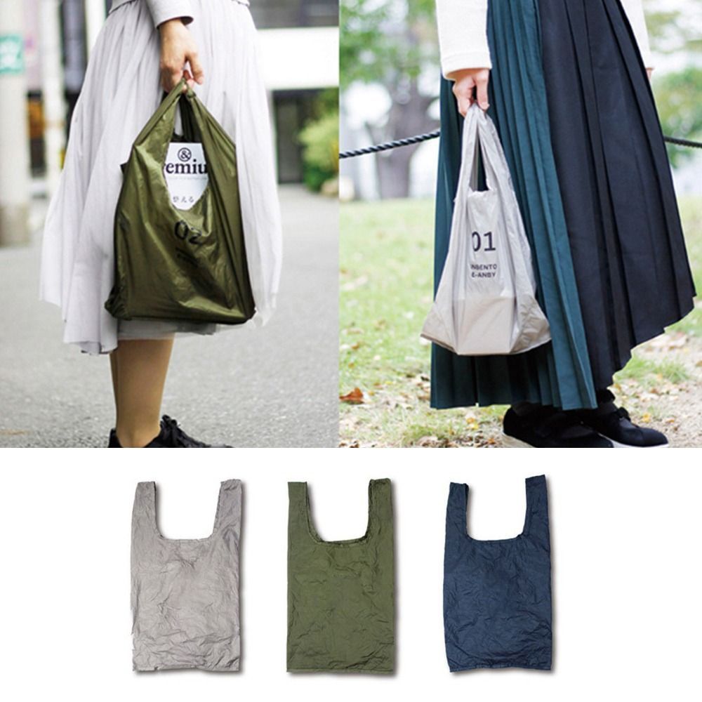 Portable Nylon Folding Shoppin - Reusable Bag 评论和价格