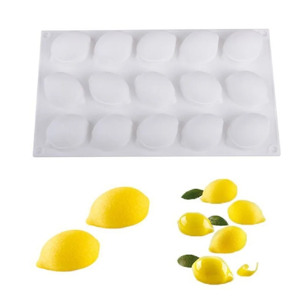 15 Cavity Lemon Food Silicone  - Eco Soap 评论和价格