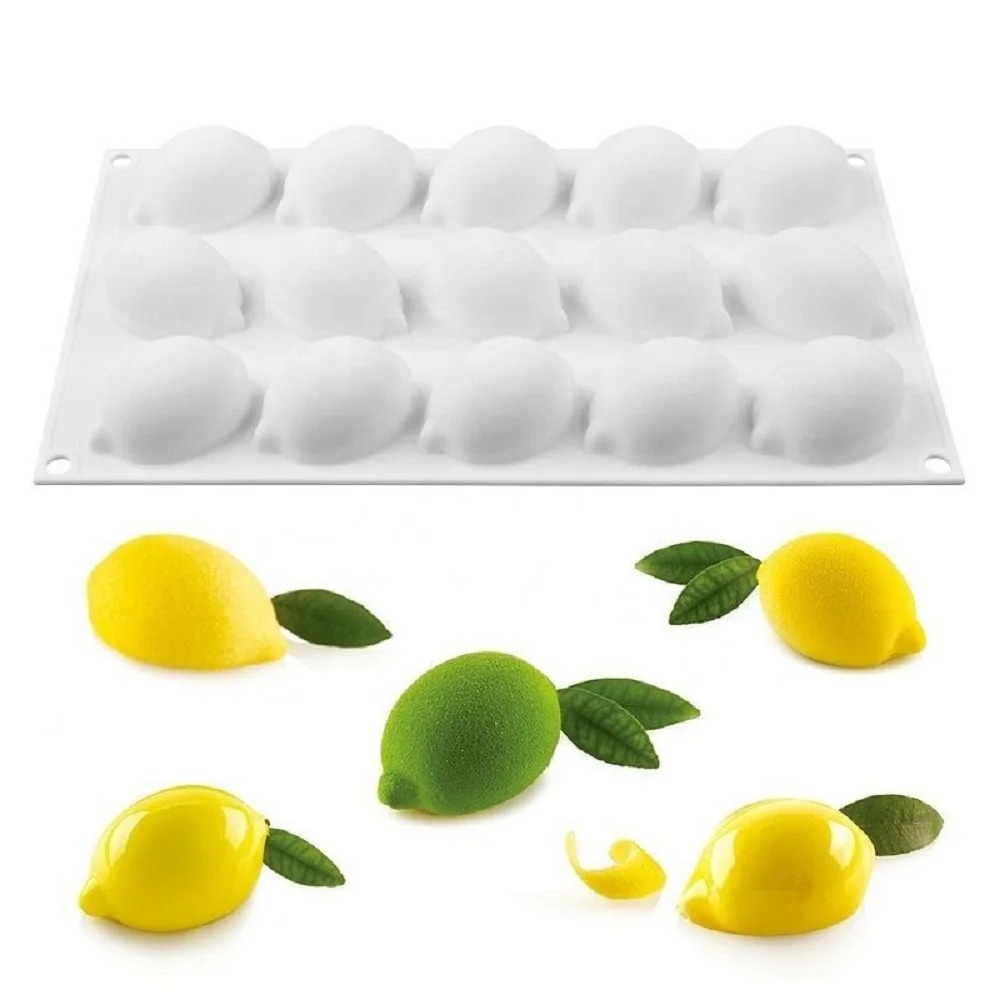 15 Cavity Lemon Food Silicone  - Eco Soap 评论和价格