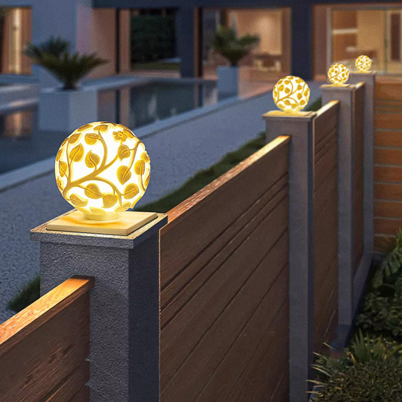 Outdoor column lights solar LE - Solar Garden Light 评论和价格