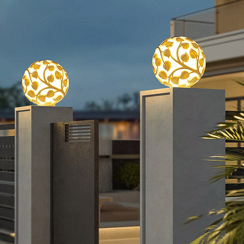 Outdoor column lights solar LE - Solar Garden Light 评论和价格