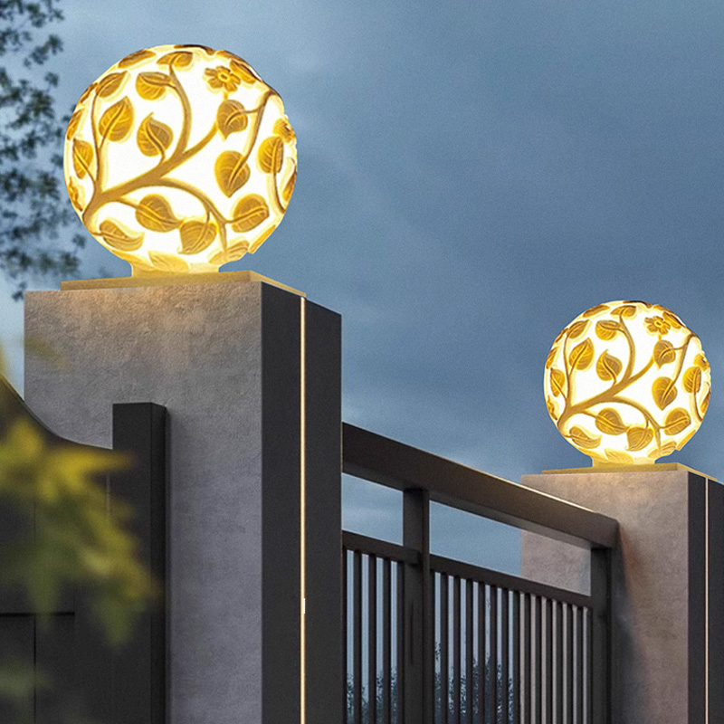 Outdoor column lights solar LE - Solar Garden Light 评论和价格