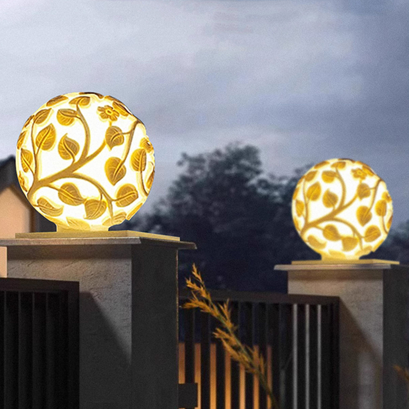 Outdoor column lights solar LE - Solar Garden Light 评论和价格