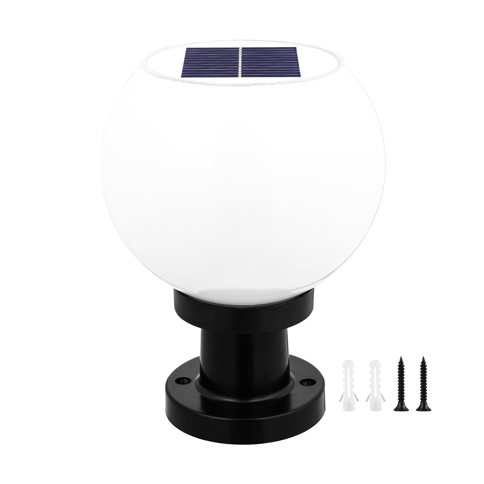 1 Solar Powered Round LED Wall - Solar Garden Light 评论和价格