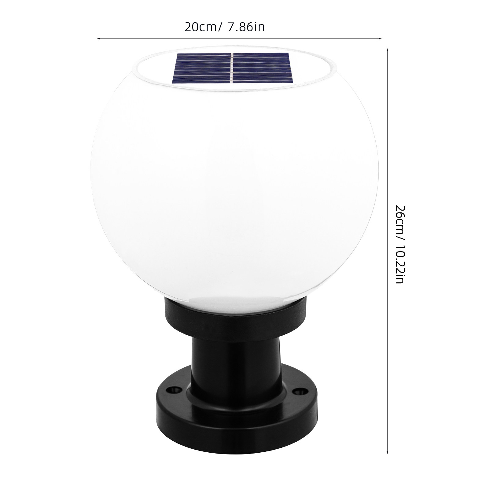 1 Solar Powered Round LED Wall - Solar Garden Light 评论和价格