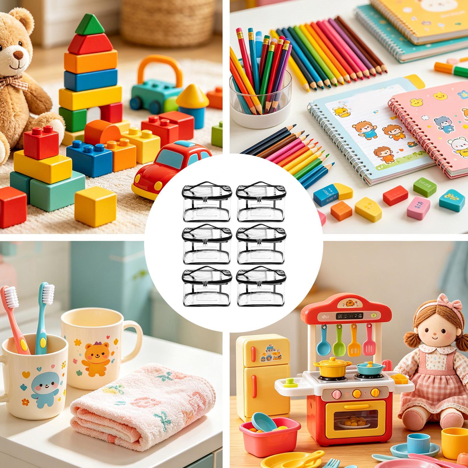 Toy Bags For Storage 6 Pieces  - Reusable Bag 评论和价格