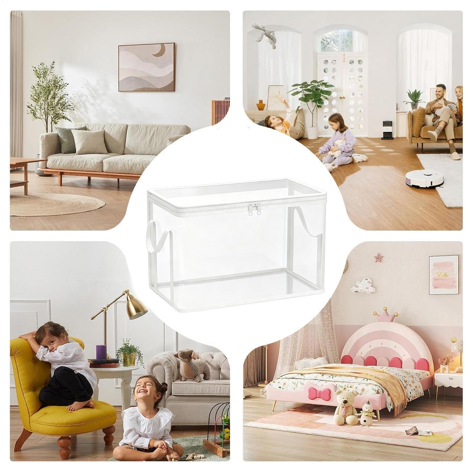 Toy Storage Bag Transparent Or - Reusable Bag 评论和价格