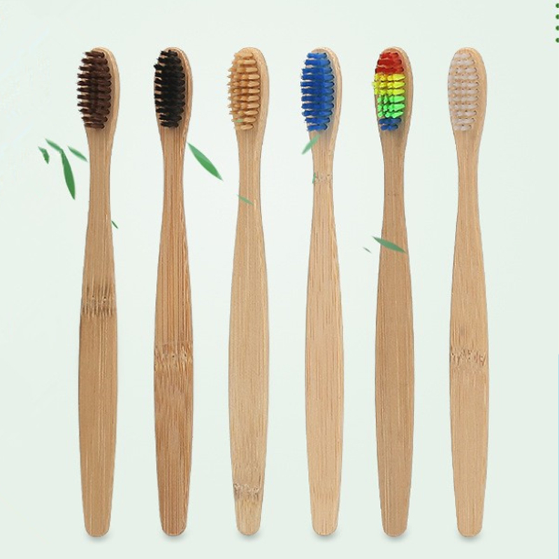 5/10/20/30Pcs Colorful Bamboo  - Bamboo Toothbrush 评论和价格
