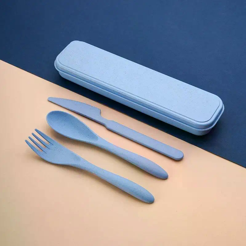 (Wheat Straw Reusable Cutlery  - Reusable Straw 评论和价格