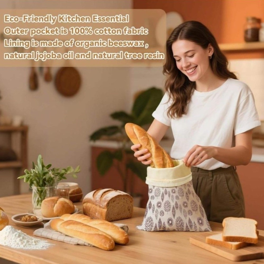 Reusable Beeswax Bread Bags Be - Reusable Bag 评论和价格
