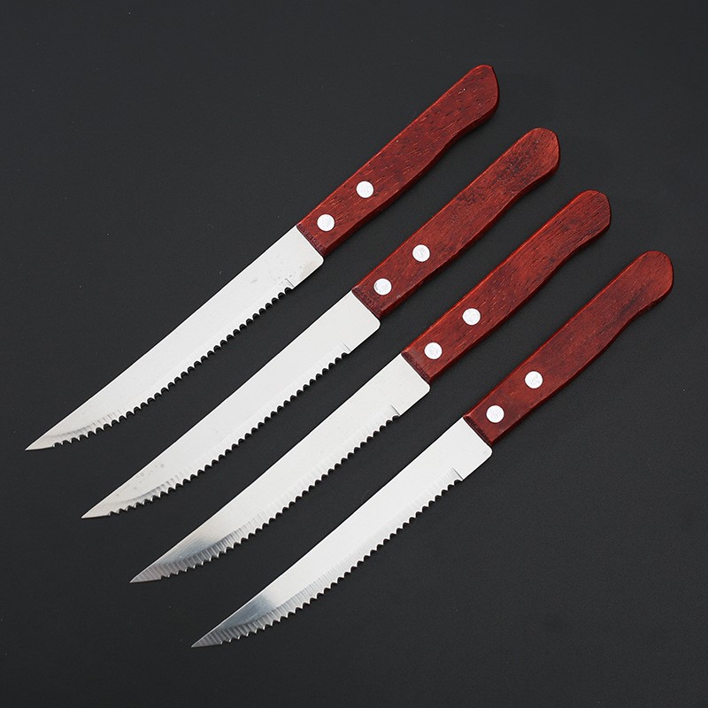 1-20 Pcs Stainless Steel Steak - Bamboo Cutlery 评论和价格