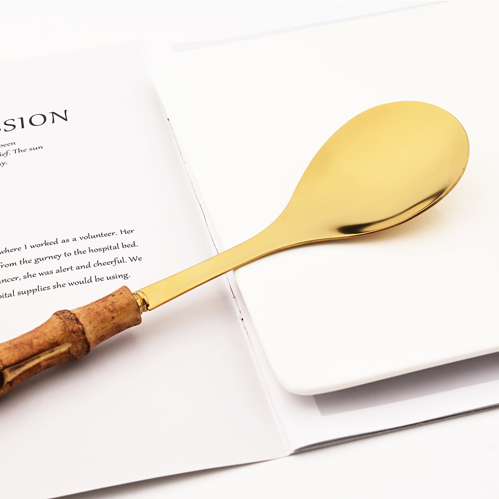 Drmfiy 2Pcs Fork Spoon Dinnerw - Bamboo Cutlery 评论和价格