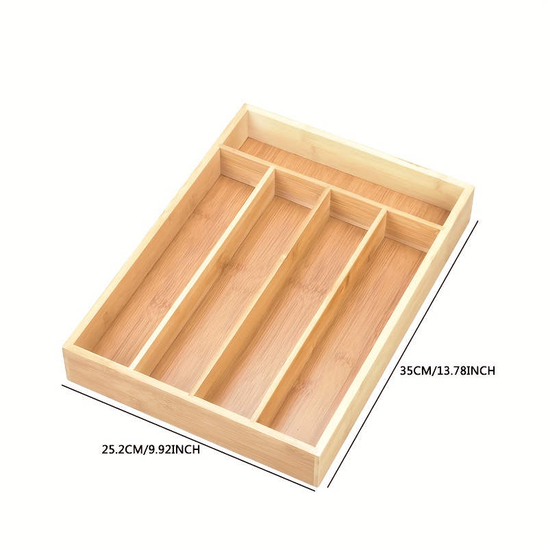 Bamboo Kitchen Drawer Organize - Bamboo Cutlery 评论和价格
