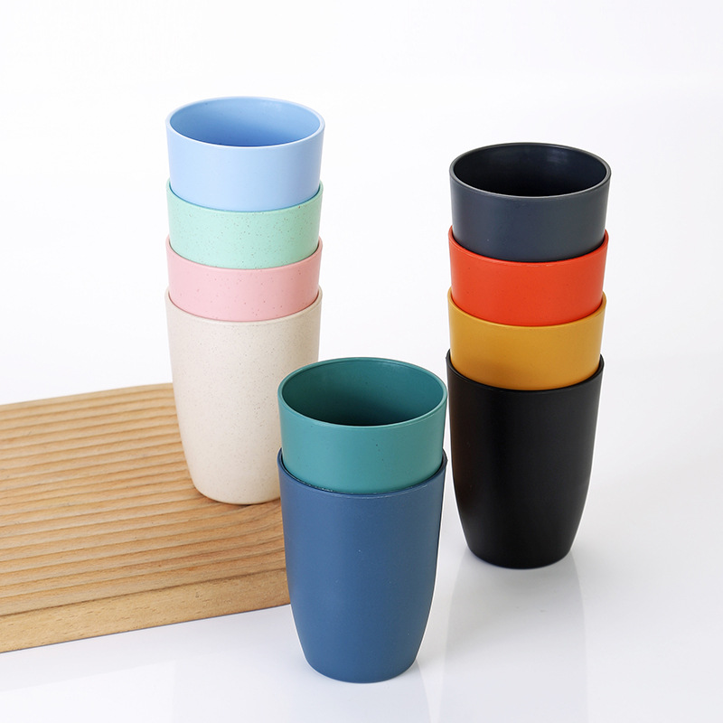 Wheat Straw Cups 6pcs Unbreaka - Reusable Straw 评论和价格