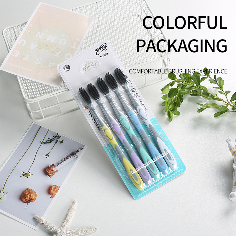 5/10pcs manual toothbrush with - Bamboo Toothbrush 评论和价格