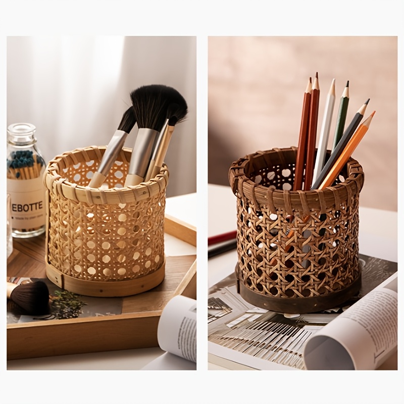 1pc Cutlery Stand - Multifunct - Bamboo Cutlery 评论和价格