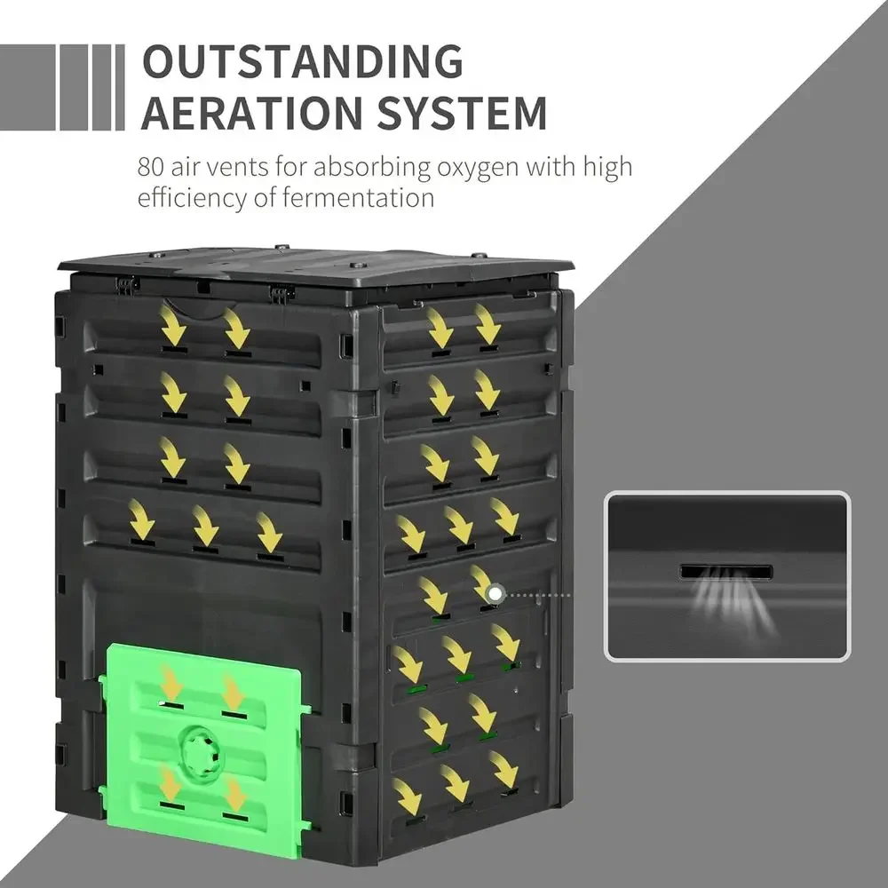 120 Gallon Large Capacity Gard - Compost Bin 评论和价格