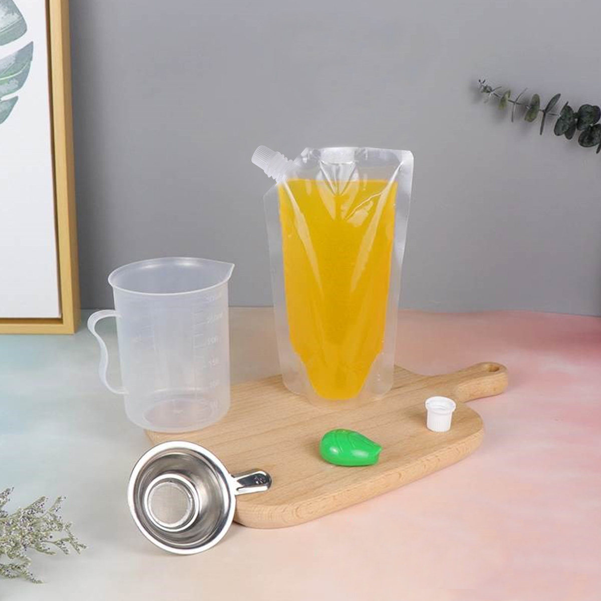 6Pcs Clear Plastic Drinks Flas - Reusable Bottle 评论和价格
