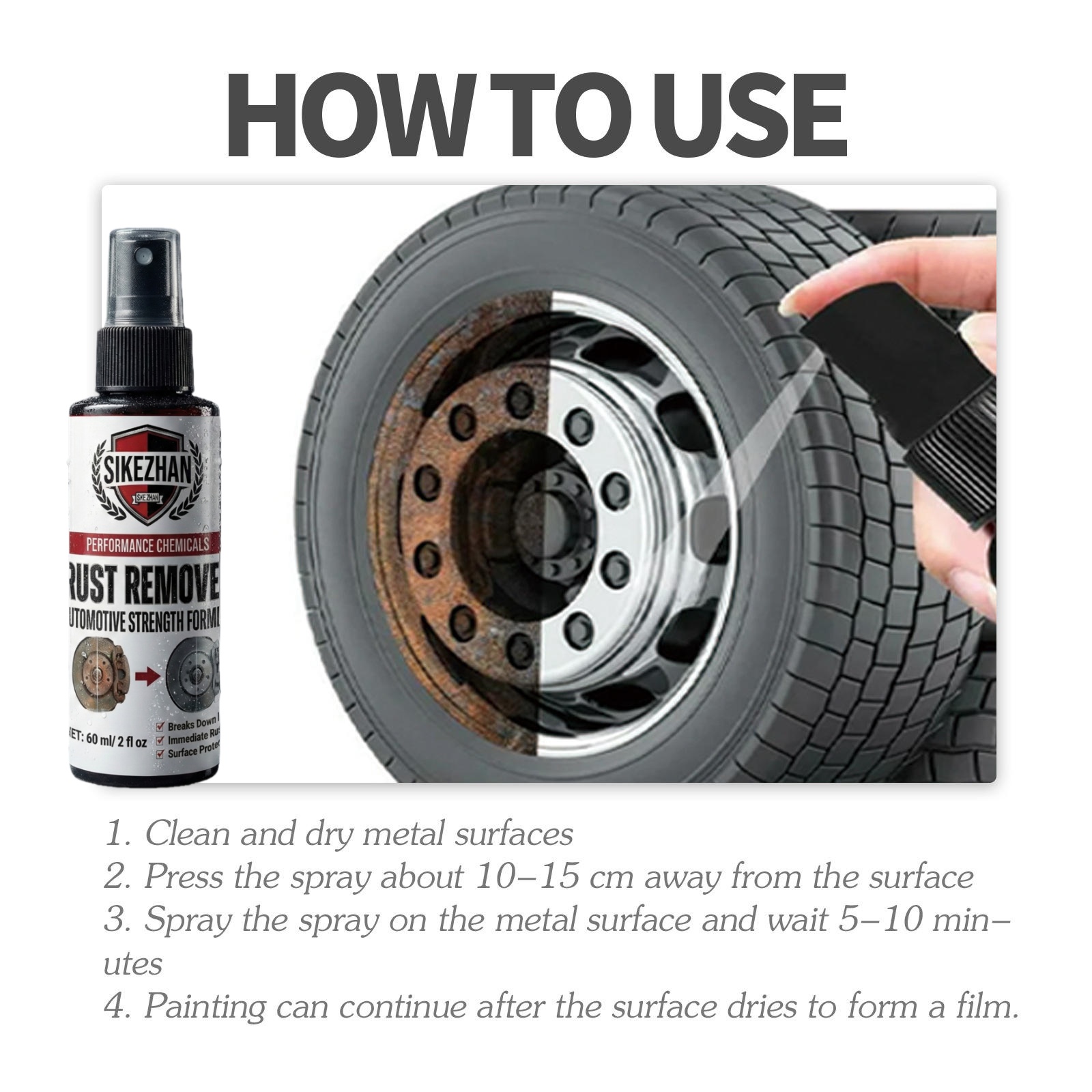Powerful Car Rust Remover Spra - Eco Sponge 评论和价格