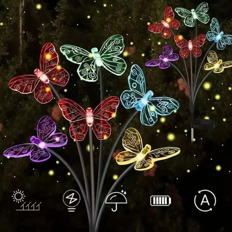 Solar Powered Butterfly Lights - Solar Garden Light 评论和价格