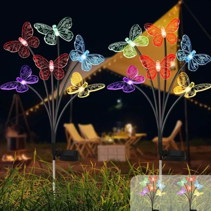 Solar Powered Butterfly Lights - Solar Garden Light 评论和价格